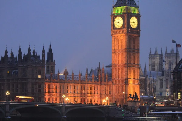 The House of Parliament and Big Ben in London