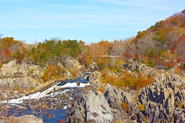 Great Falls National Park in autumn, Virginia USA.