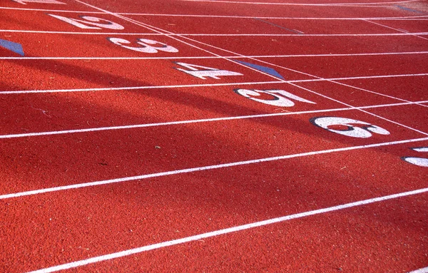 Track and field lanes