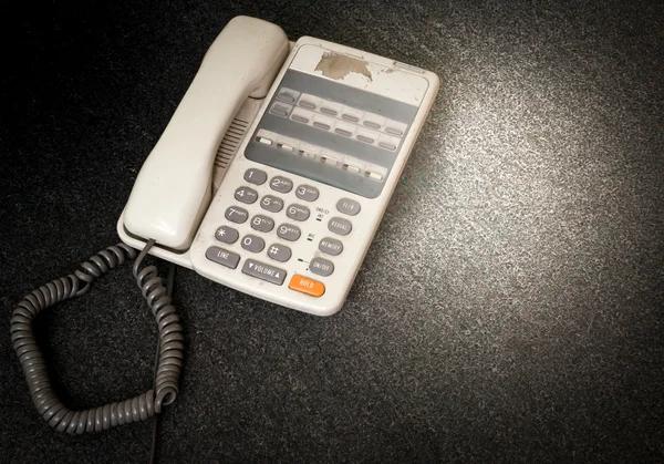 Old Broken Retro Handset Telephone