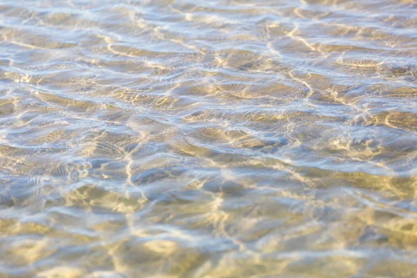 Abstract background of ripples on sea water surface