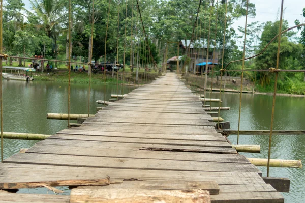 Bridge and Road in the middle of Lake