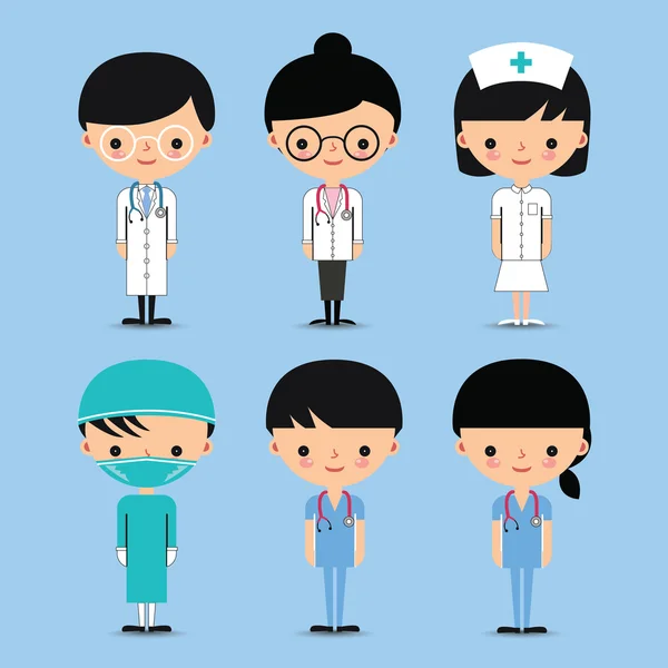 Doctor & Nurse Team Characters