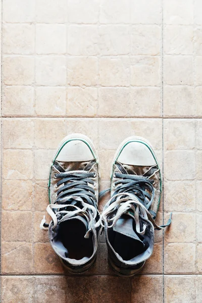 Dirty sneakers hipster.