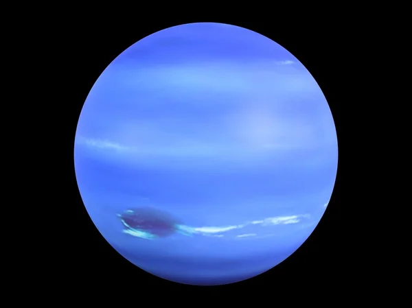 3D CG rendering of Neptune