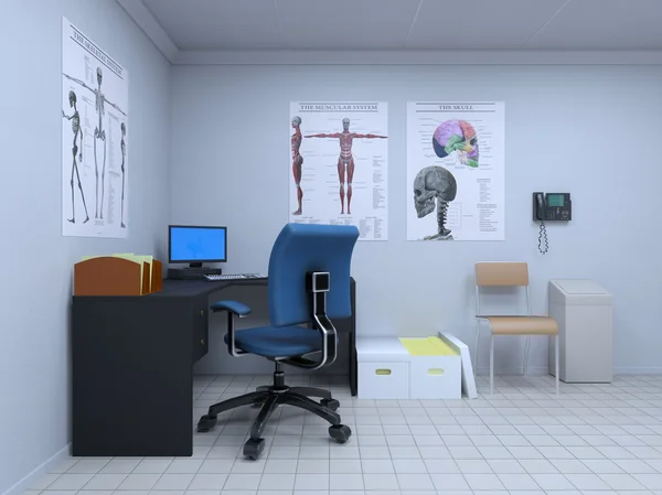 3D CG rendering of a consulting room