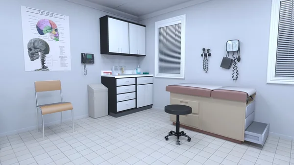 3D CG rendering of a consulting room