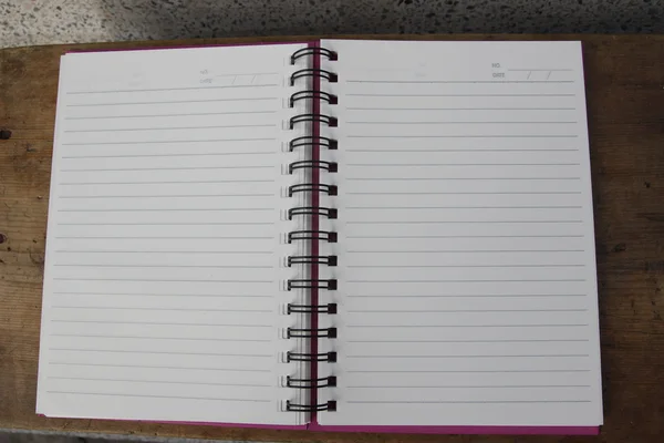 Blank note book