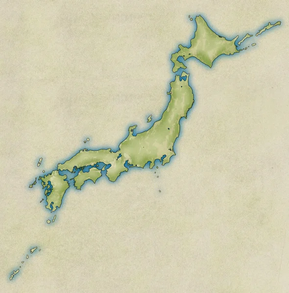 Old map of Japan