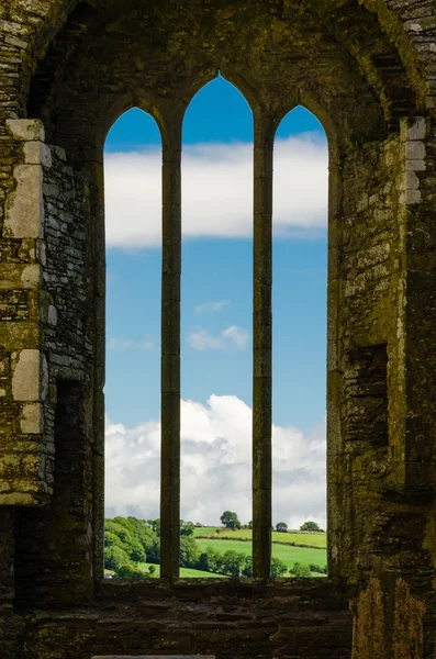 Ruin of an old church in ireland