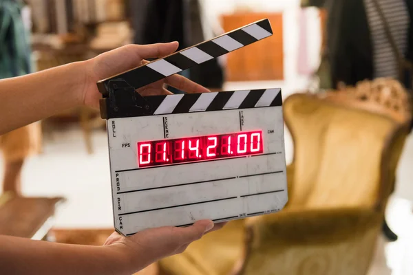 Movie production digital clapper board