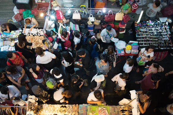 Night market at Siam Square shopping center