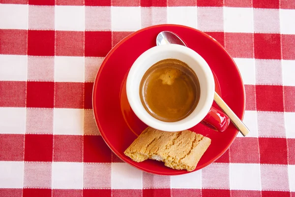 A cup of the italian espresso