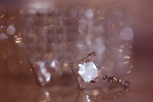 Crystal bracelet and earrings