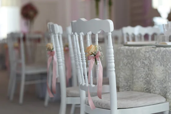 Beautiful white wooden chairs