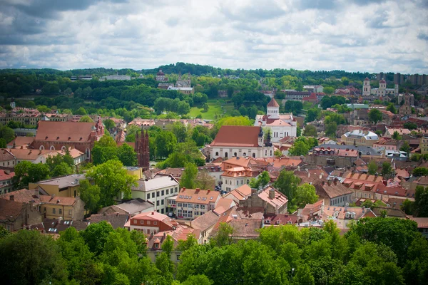 Vilnius panorama with red rooftops