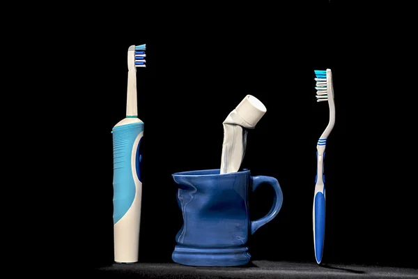 Traditional and modern toothbrush