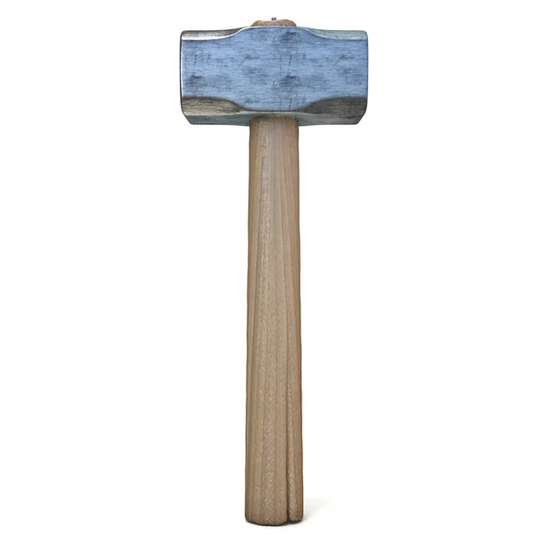 Metal sledge hammer, standing