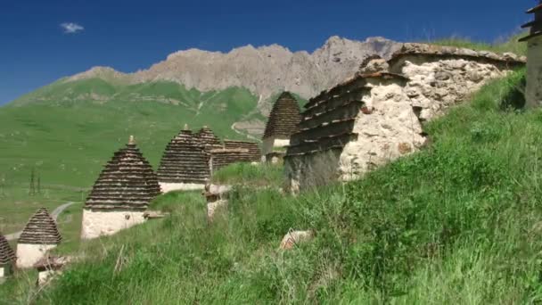 在 Dargavs 村在北奥塞梯-阿兰共和国死中世纪