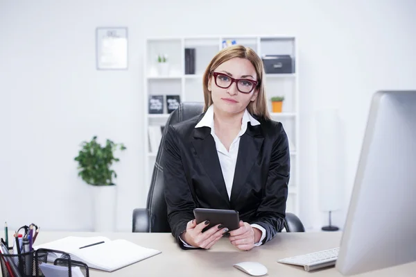 Business young women in office