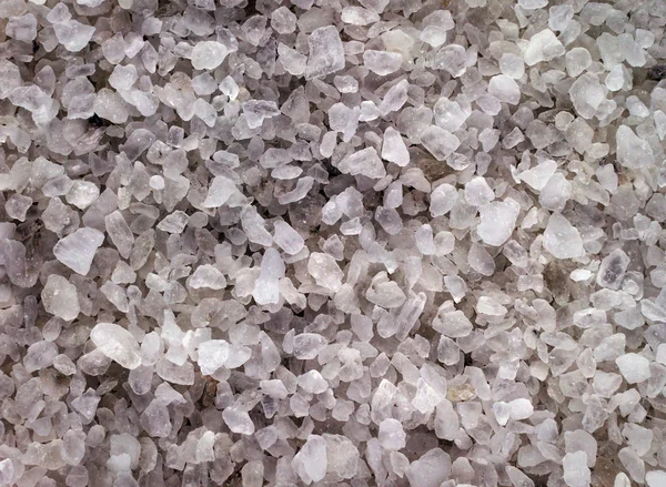 Background sea salt crystals closeup.