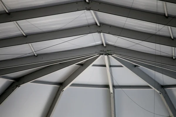 The Ceiling of the Truss Structure at the Construction site
