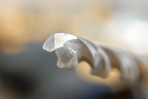 The Close Up Drill Bits At the Construction Site