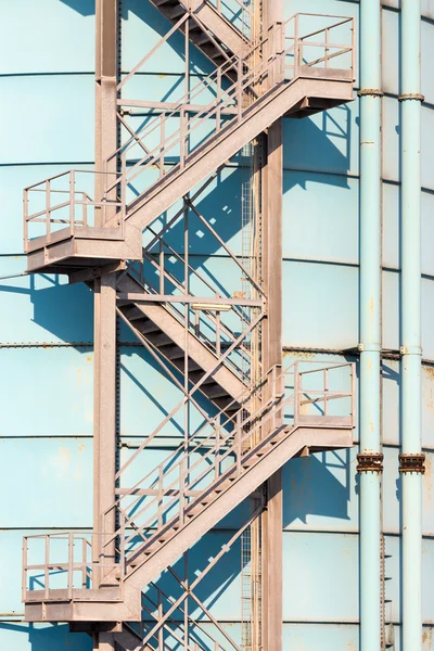 Old iron stairs