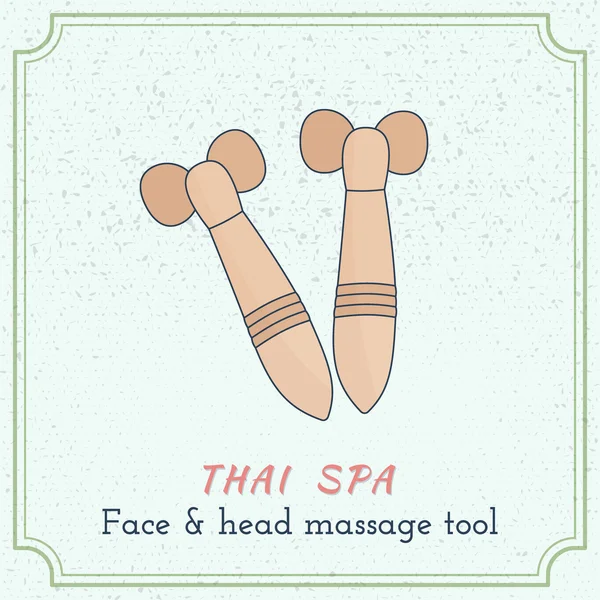 Roller face Thai massage tool