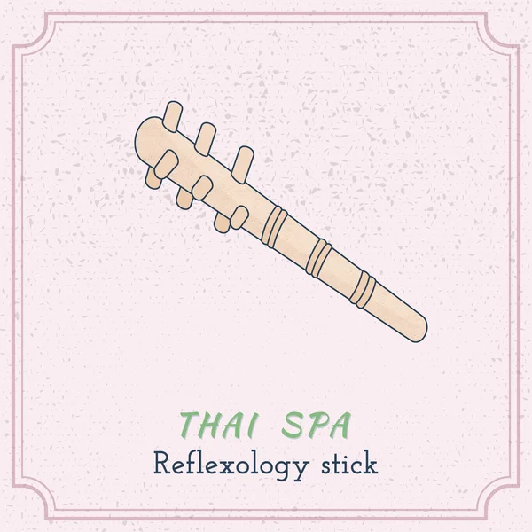 Reflexology hand and foot stick