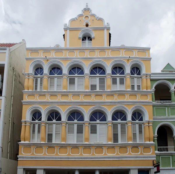 Colonial architecture in Willemstad, Curacao, Netherlands Antilles