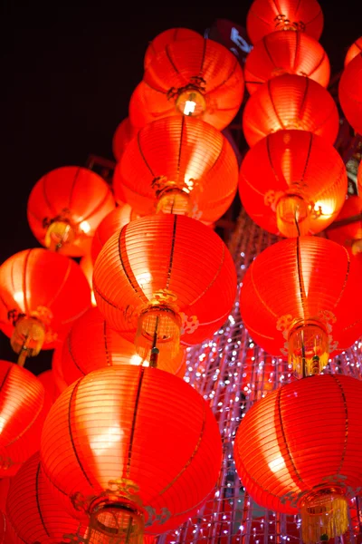 Hanging Red Lantern on Chinese Lunar New Year