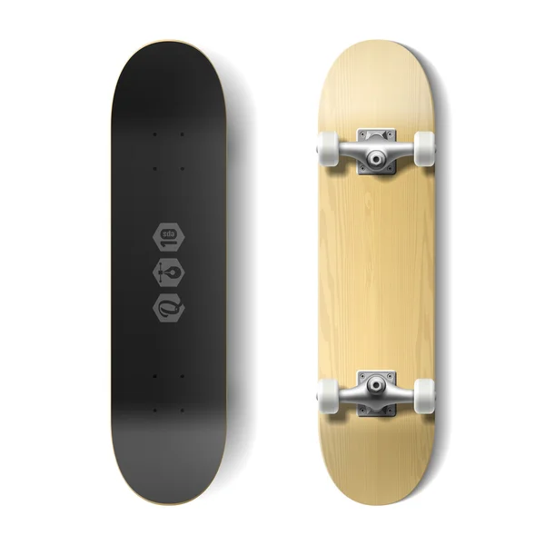 Wood blank skateboard