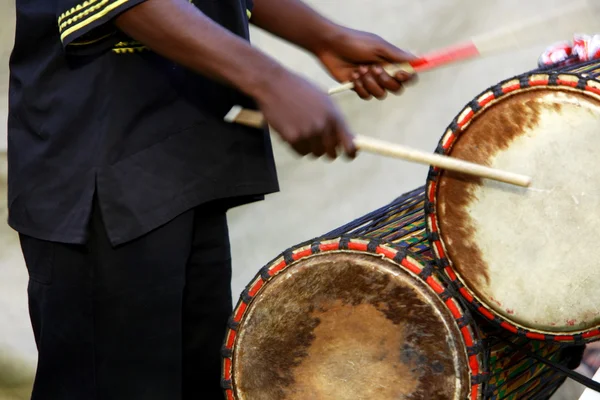 Traditional African Drummer.