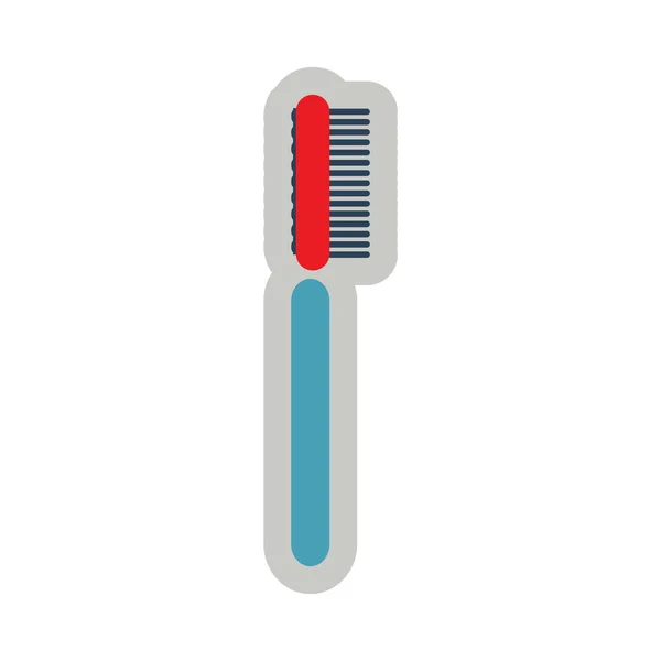 Icon of tooth brush in flat style