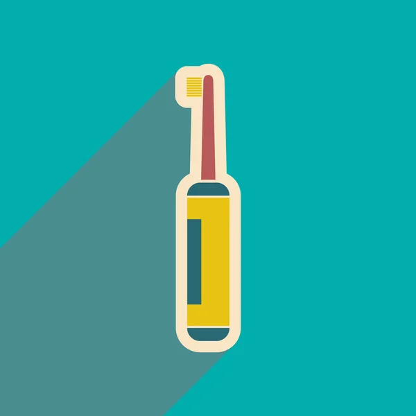 Icon of tooth brush in flat style