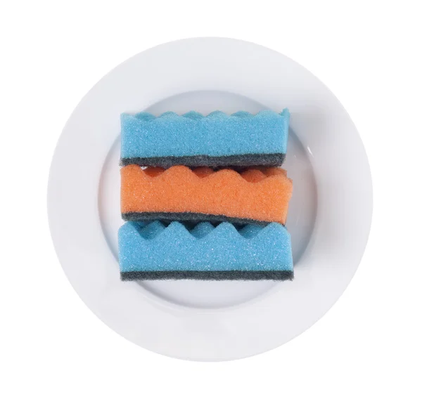 Sponges for dishwashing