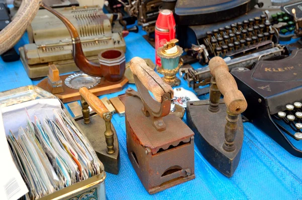 Flea market in Jelenia Gora, Poland.