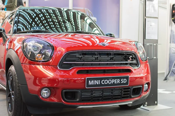 Front view of Mini cooper SD car
