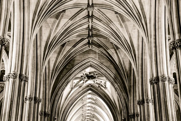 Nave and Ceiling at Bristol Cathedral Columns Impost and Keystone