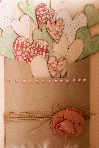 Scrapbook decorated gift book handmade