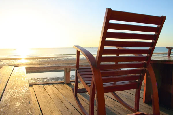 Rocking Chair at the terrace, Sunrise