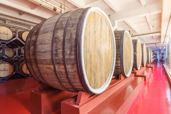 Old wine barrels