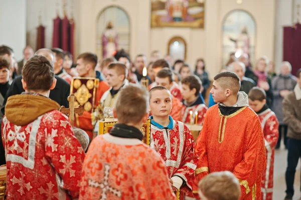 LVIV, UKRAINE - APRIL 27, 2016: Holy Week passion