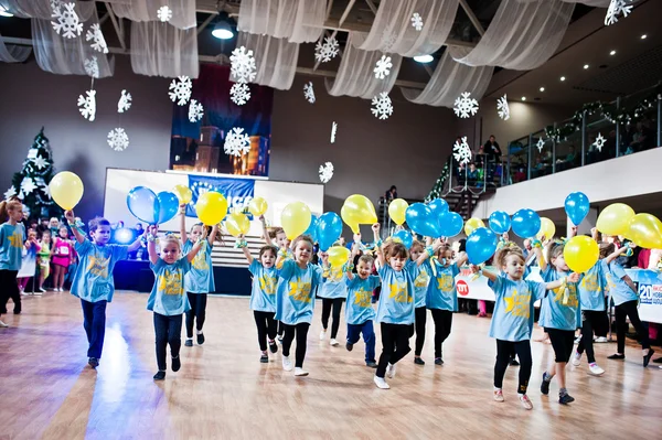 KYIV, UKRAINE- DECEMBER 27: Euro dance children party
