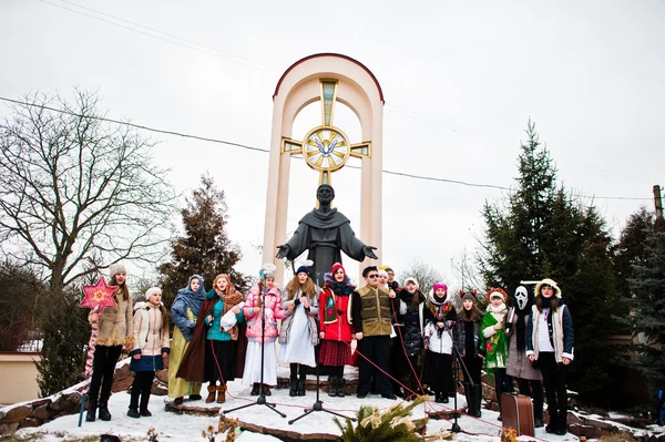 乌克兰。利沃夫-2016 年 1 月 14 日: 圣诞节圣诞
