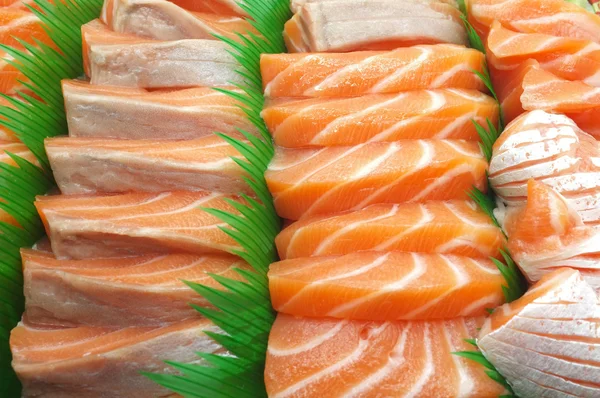 Fresh salmon sushi