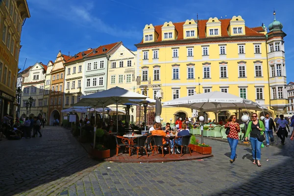 Nice town center in Prague