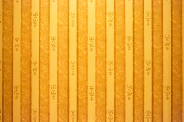 Yellow striped wallpaper