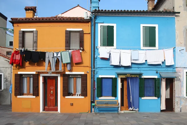 Houses in Venetian Burano isle